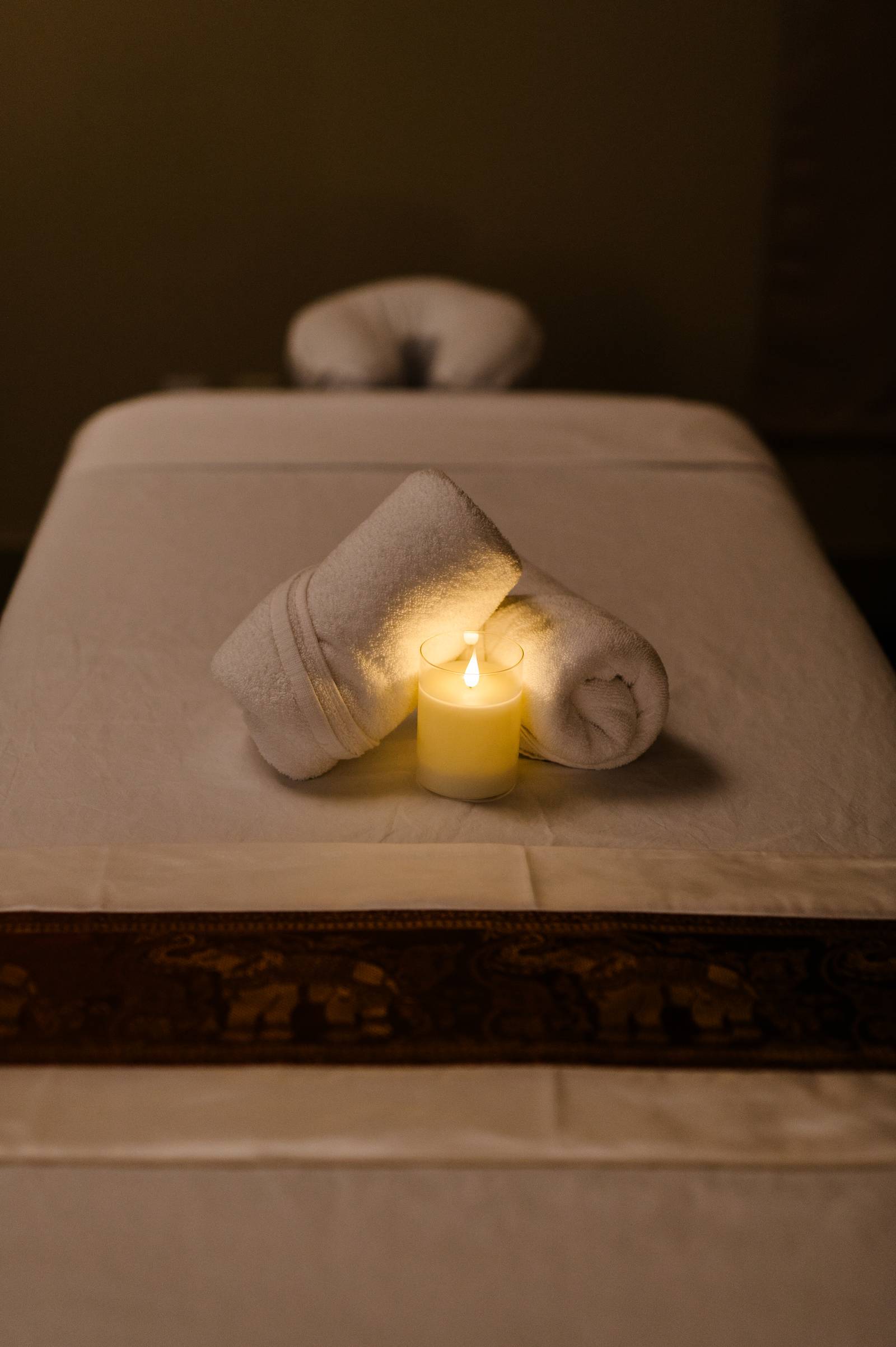 Tranquil single treatment space for personalized wellness sessions